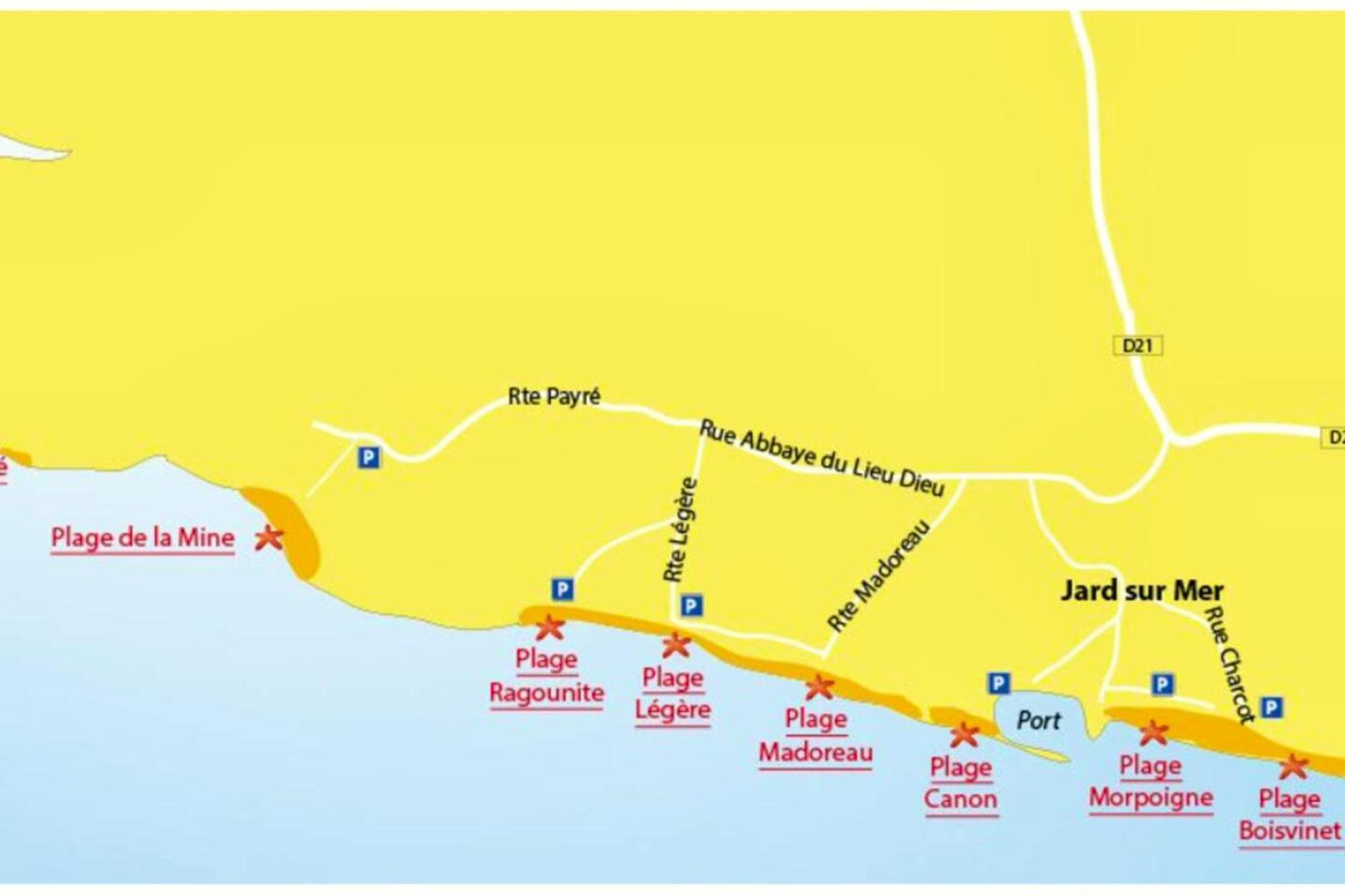 Maison Confortable A Jard-Sur-Mer Avec Grand Jardin Cloture Εξωτερικό φωτογραφία